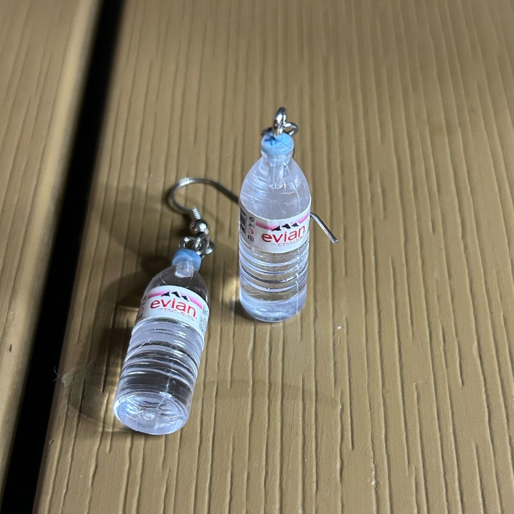 Water Bottle Dangle Earrings